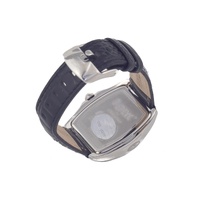 Chronotech Women's Black Leather Watch - One Size thumbnail