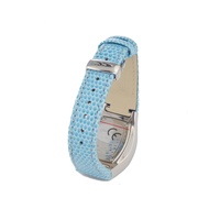 Chronotech Women's Blue Leather Watch - One Size thumbnail