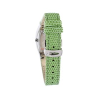 Chronotech Women's Green Leather Watch - One Size thumbnail