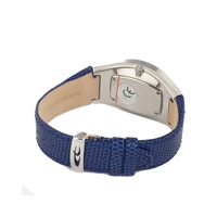 Chronotech Men's Blue Leather Watch - One Size thumbnail