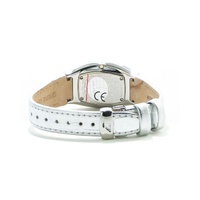 Chronotech Women's Silver Leather Watch - One Size thumbnail