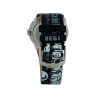 Chronotech Men's Black Leather Watch - One Size thumbnail