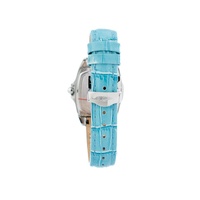 Chronotech Women's Blue Leather Watch - One Size thumbnail