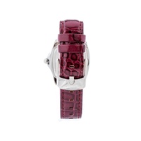 Chronotech Unisex's Red Leather Watch - One Size thumbnail