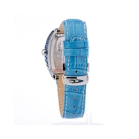 Chronotech Women's Blue Leather Watch - One Size thumbnail