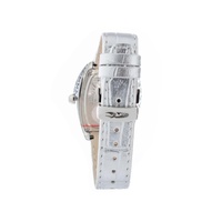 Chronotech Women's Silver Leather Watch - One Size thumbnail