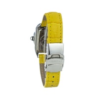 Chronotech Women's Yellow Leather Watch - One Size thumbnail