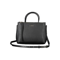 Coccinelle Women's Elegant Black Leather Handbag With Versatile Straps - One Size thumbnail