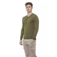 V-Neck Solid Color Sweater S Men thumbnail