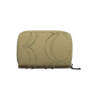 Desigual Women's Elegant Green Zip Wallet with Contrasting Details - One Size thumbnail