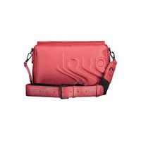 Desigual Women's Chic Red Contrasting Detail Shoulder Bag - One Size thumbnail
