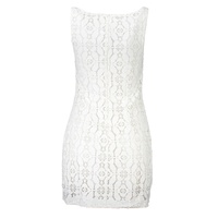 Desigual Women's White Polyester Dress - L thumbnail