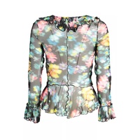 Desigual Women's Black Polyester Tops & T-Shirt - M thumbnail