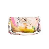 Desigual Women's Chic White Contrasting Detail Shoulder Bag - One Size thumbnail