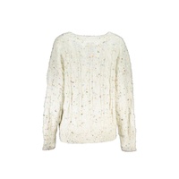 Desigual Women's White Polyester Sweater - XL thumbnail