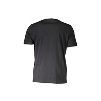 Diesel Men's Sleek Black Cotton Tee with Iconic Logo - XL thumbnail