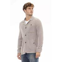 Button Closure Fabric Jacket with Front Pockets 48 IT Men thumbnail