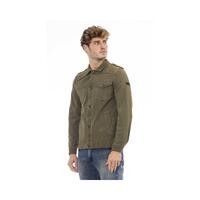 Distretto12 Men's Green Cotton Jacket - 50 IT thumbnail