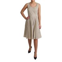 Sleeveless A-line Dress with Polka Dot Pattern 42 IT Women thumbnail