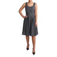 Sleeveless A-line Dress with Polka Dot Pattern 44 IT Women thumbnail