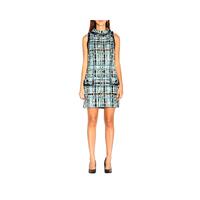 Elisabetta Franchi Blue Dress with Light Blue and White Details 40 IT Women thumbnail
