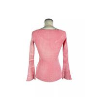 Ribbed V-Neck Sweater with Melange Effect 44 IT Women thumbnail