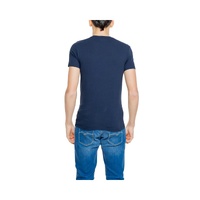 Emporio Armani Underwear Men's Blue Cotton T-Shirt - 44 IT thumbnail
