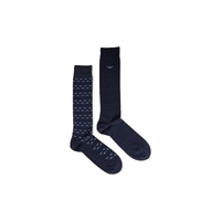 Emporio Armani Underwear Men's Blue Cotton Sock - One Size thumbnail