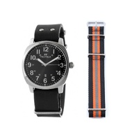 Folli Follie Men's Black Leather Watch - One Size thumbnail