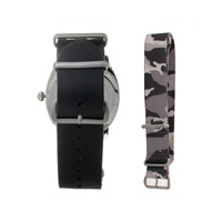 Folli Follie Men's Black Leather Watch - One Size thumbnail
