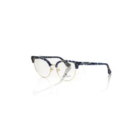 Frankie Morello Women's Blue Mother Of Pearl Clubmaster Eyeglasses - One Size thumbnail