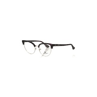 Frankie Morello Women's Glittering Bordeaux Clubmaster Eyeglasses - One Size thumbnail