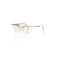 Frankie Morello Women's Glitter Brown Clubmaster Eyeglass Frames - One Size thumbnail