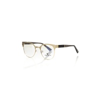 Frankie Morello Women's Geometric Chic Clubmaster Eyeglasses - One Size thumbnail