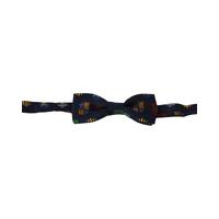 Dolce & Gabbana Exclusive Blue Flags Print Bow Tie One Size Men thumbnail