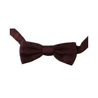 Dolce & Gabbana Exclusive Silk Bow Tie One Size Men thumbnail