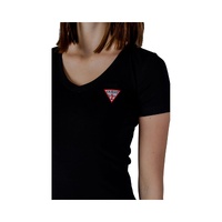 Guess Women's Black Cotton Tops & T-Shirt - 40 IT thumbnail