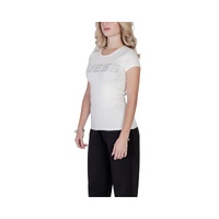 Guess Active Women's Cream Cotton Tops & T-Shirt - 44 IT thumbnail