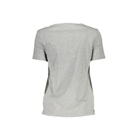 Guess Jeans Women's Chic Gray Printed Logo Tee - XS thumbnail