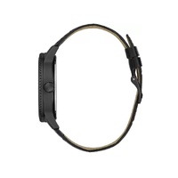 Guess Men's Black Leather Watch - One Size thumbnail