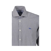 Harmont & Blaine Men's Blue Cotton Shirt - 2XL thumbnail