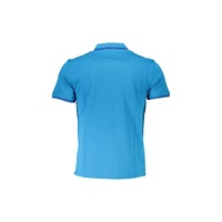 Harmont & Blaine Men's Light Blue Cotton Polo Shirt - L thumbnail