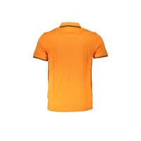 Harmont & Blaine Men's Orange Cotton Polo Shirt - M thumbnail