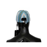 New Dolce & Gabbana Multicolor Stripes Baseball Cap 57 cm Men thumbnail