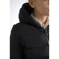 Dolce & Gabbana Women's Elegant Full Zip Black Hooded Jacket - 42 IT thumbnail