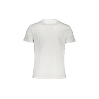 La Martina Men's Elegant White Crew Neck Tee with Signature Print - L thumbnail