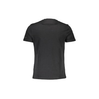 La Martina Men's Sleek Black Cotton Tee with Elegant Print - M thumbnail