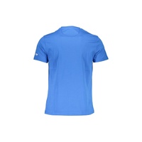 La Martina Men's Elegant Blue Embroidered Logo Tee - XL thumbnail