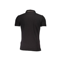 La Martina Men's Black Cotton Polo Shirt - M thumbnail