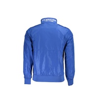 La Martina Men's Blue Polyester Jacket - M thumbnail